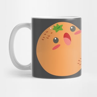 Cute Talking Orange Mug